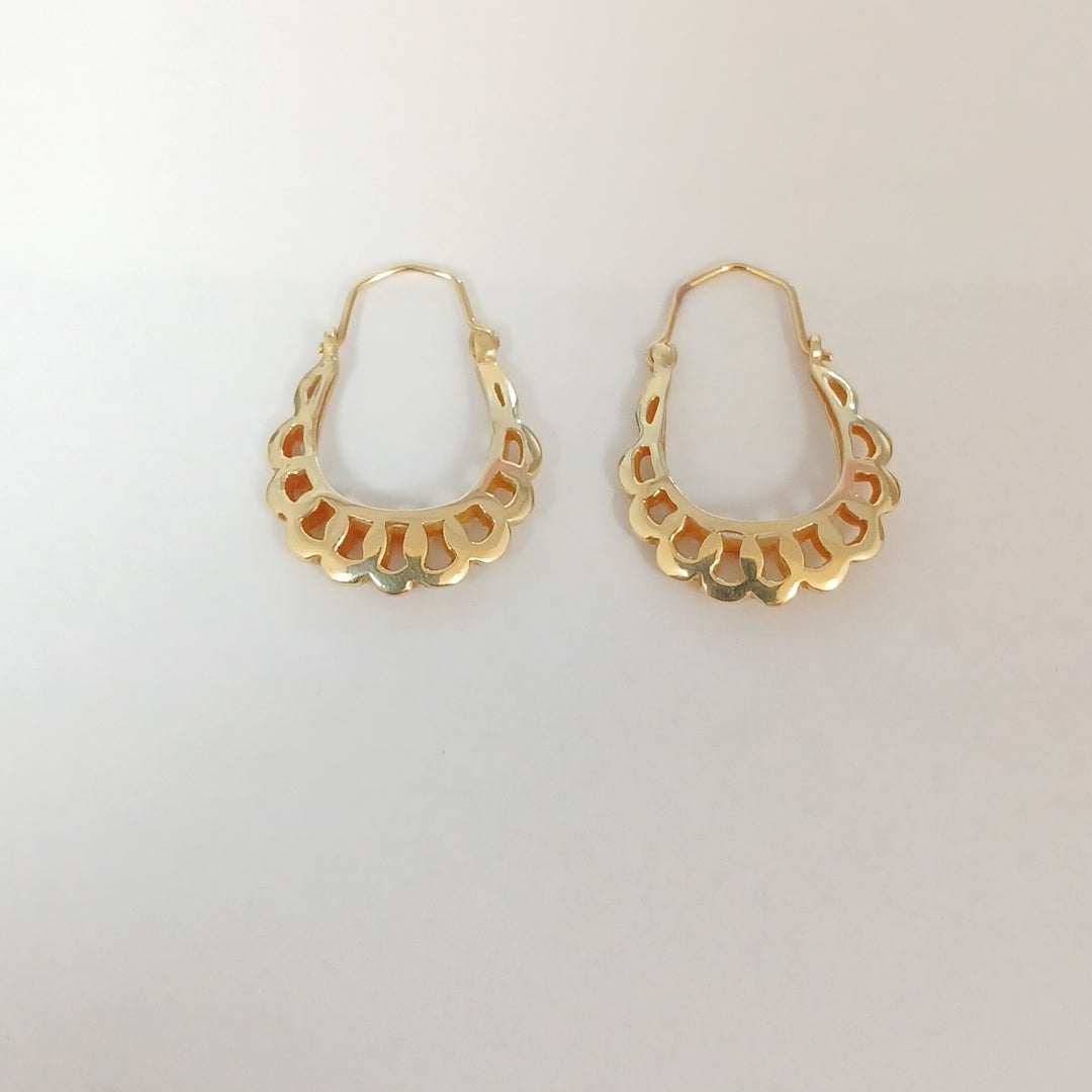 ARETES PAR ORO 10 K 3.6 GRMS (SEMINUEVO)