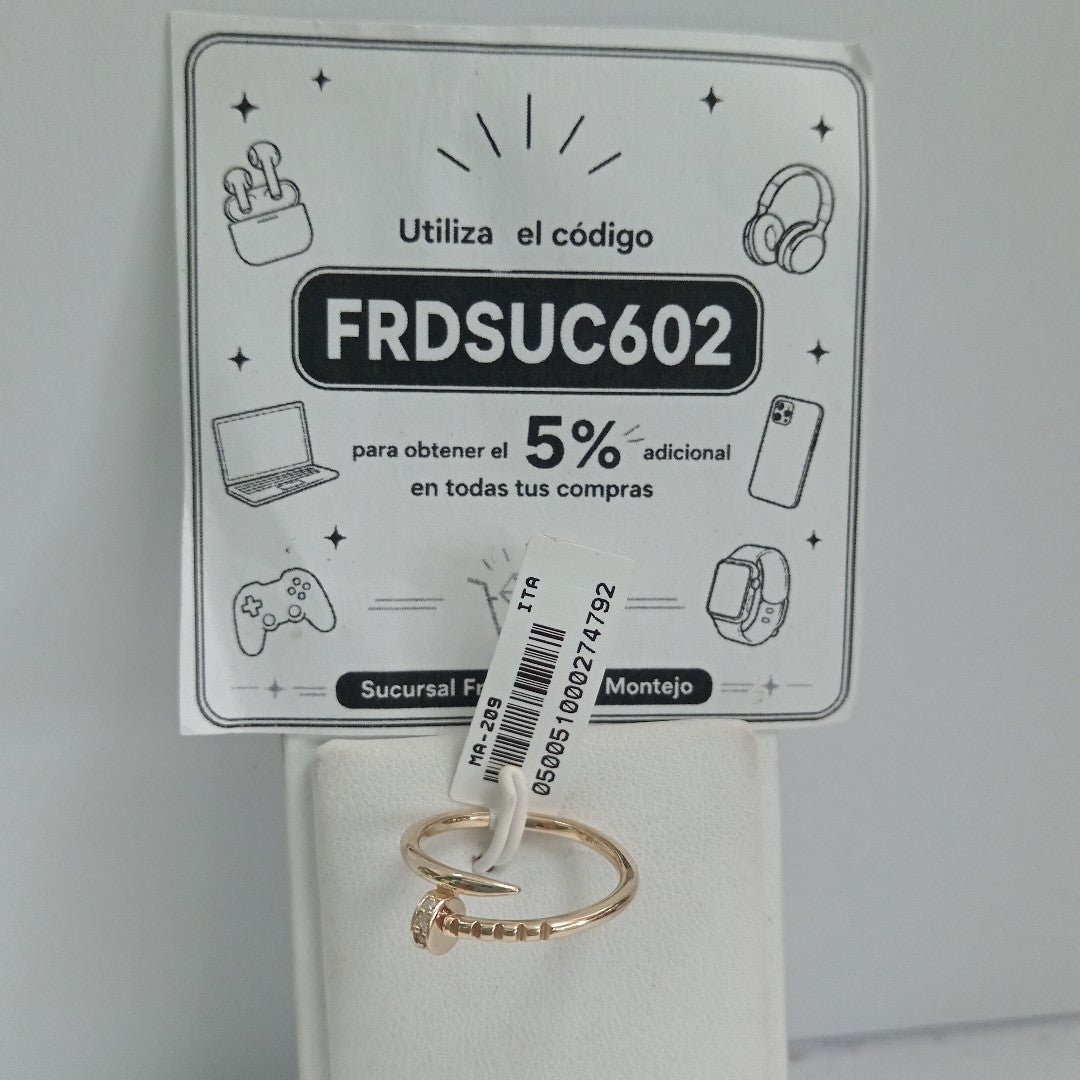 ANILLOS DAMA ORO 14K 2.6 (NUEVO)