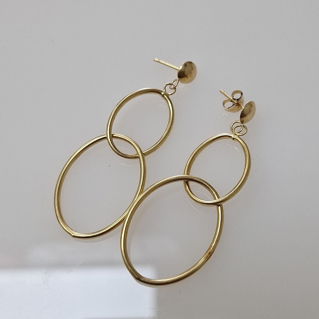 ARETES PAR ORO 14 K 2 GRMS (SEMINUEVO)