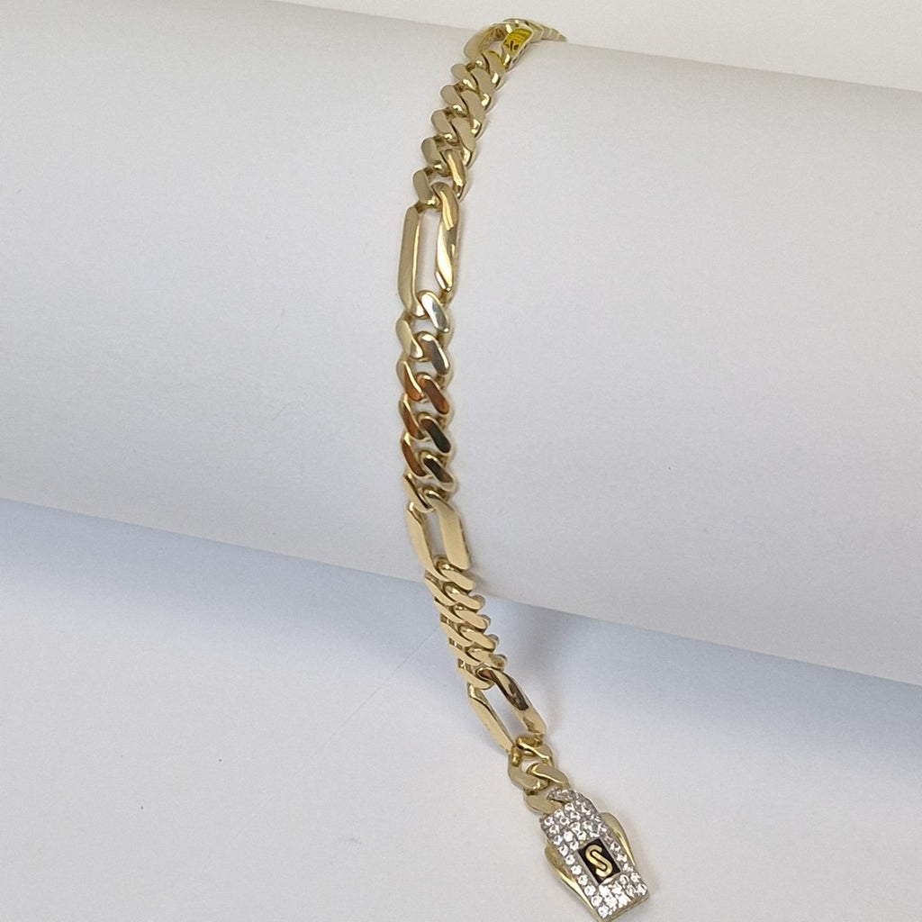 PULSERA MONACO ORO 14K 5.5 (NUEVO)
