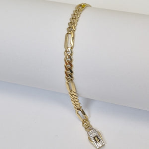 PULSERA MONACO ORO 14K 5.5 (NUEVO)