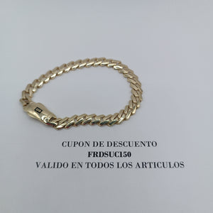 PULSERA CABALLERO MONACO ORO 14K 10.4 (NUEVO)