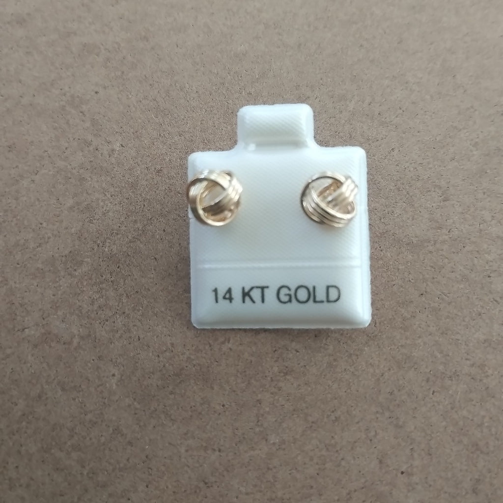 BROQUELES ORO 14K 1.8 (NUEVO)