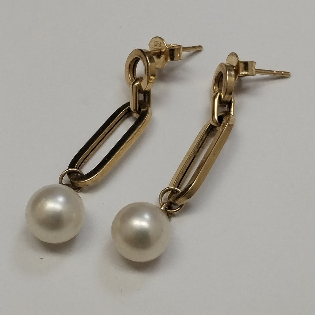 ARETES PAR ORO 14 K 3,90 GRMS (SEMINUEVO)