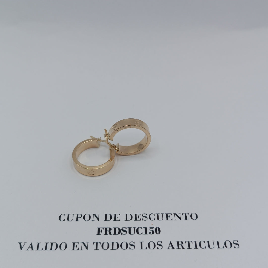 ARRACADAS ORO 14K 2.4 (NUEVO)