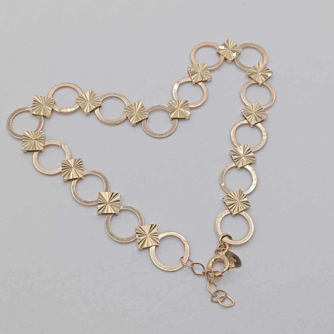 PULSERA ORO 14 K 3.6 GRMS (SEMINUEVO)