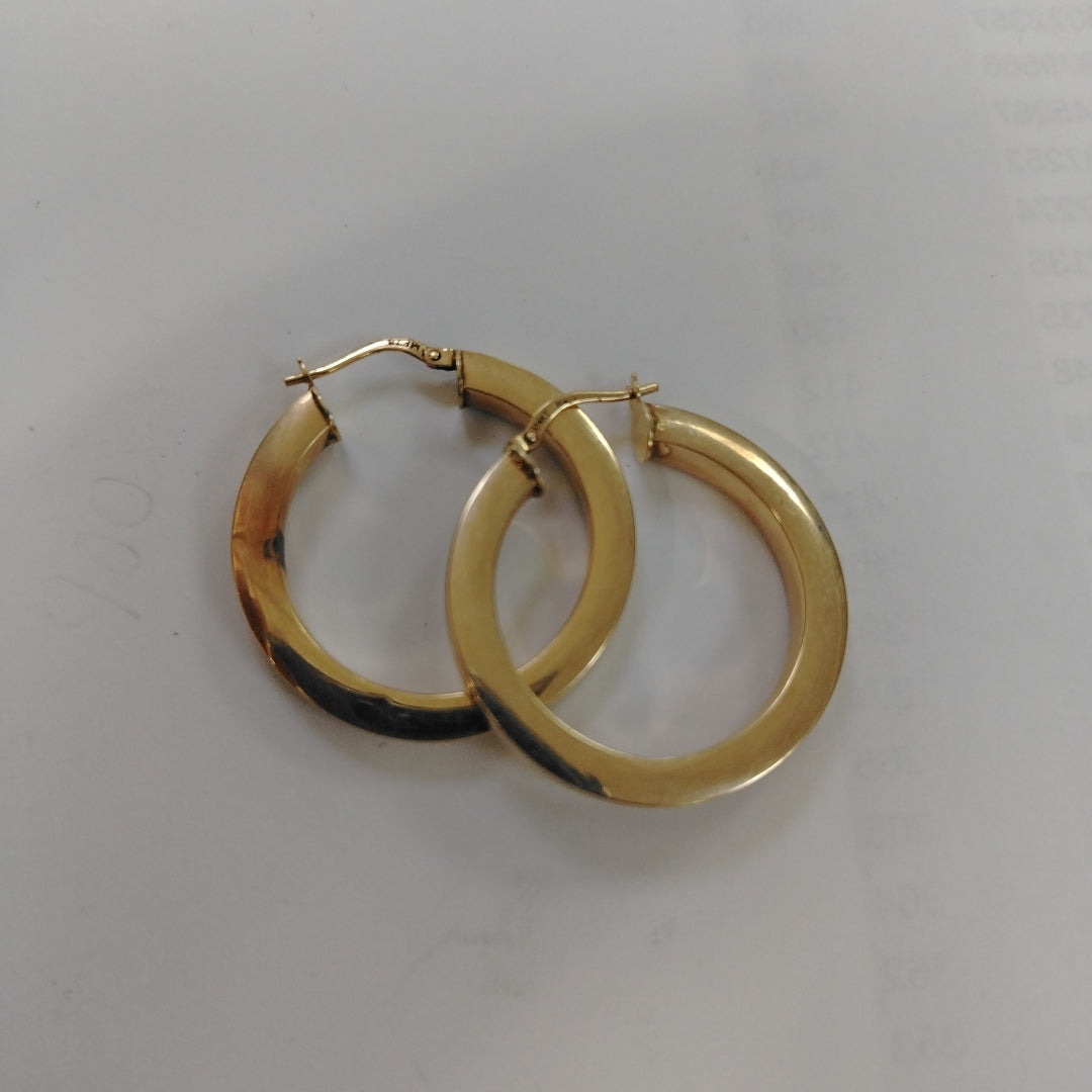 ARRACADAS PAR ORO 14 K 4.7 GRMS (SEMINUEVO)