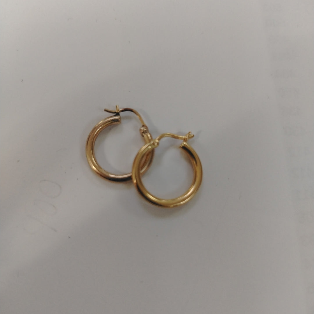 ARRACADAS PAR ORO 14 K 2.5 GRMS (SEMINUEVO)