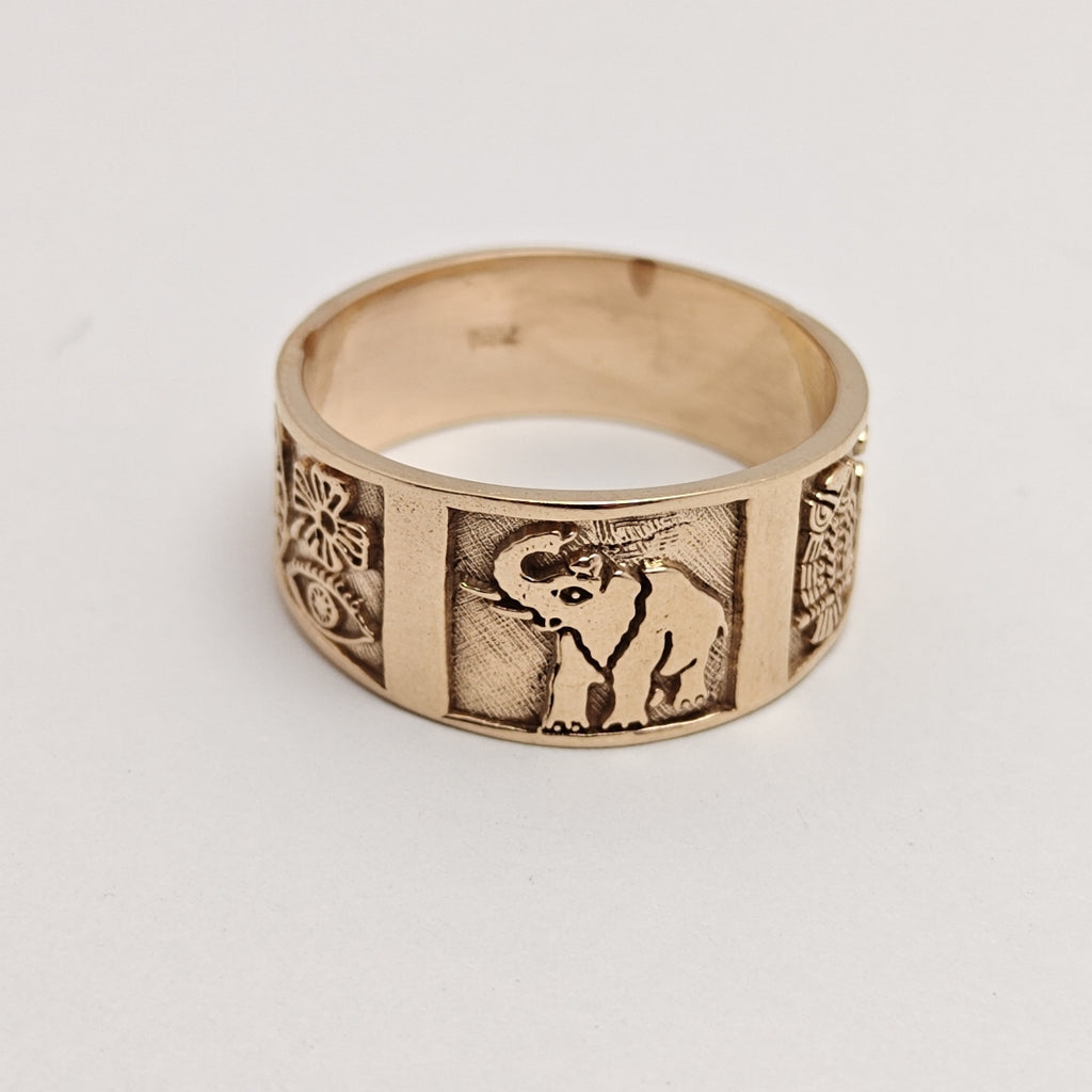 ARGOLLA DE LA SUERTE ORO 18 K 10 GRMS (SEMINUEVO)
