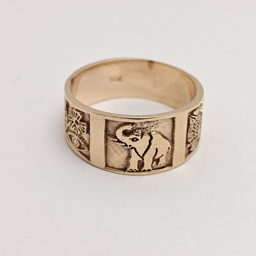 ARGOLLA DE LA SUERTE ORO 18 K 10 GRMS (SEMINUEVO)