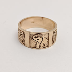 ARGOLLA DE LA SUERTE ORO 18 K 10 GRMS (SEMINUEVO)