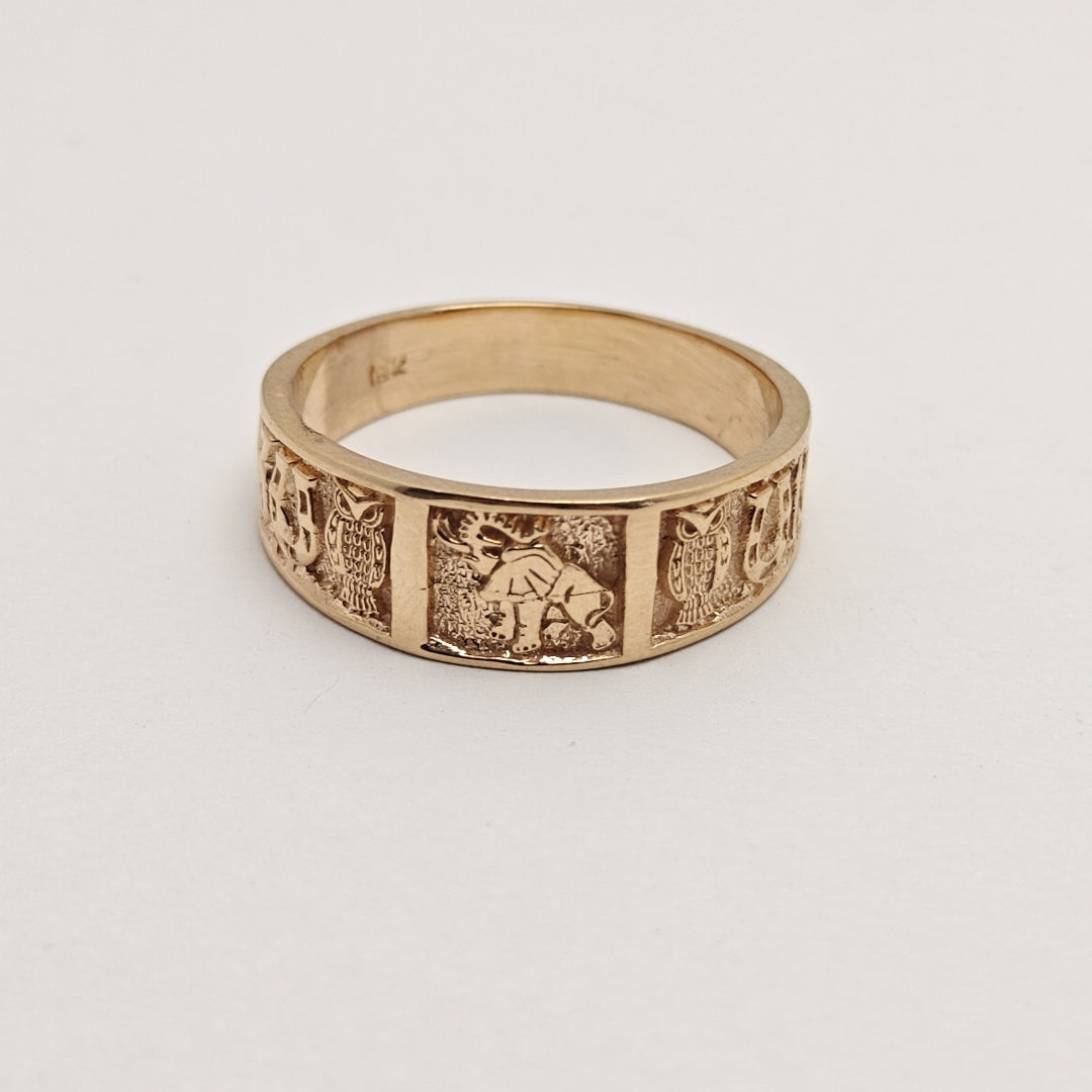 ARGOLLA DE LA SUERTE ORO 18 K 7.1 GRMS (SEMINUEVO)