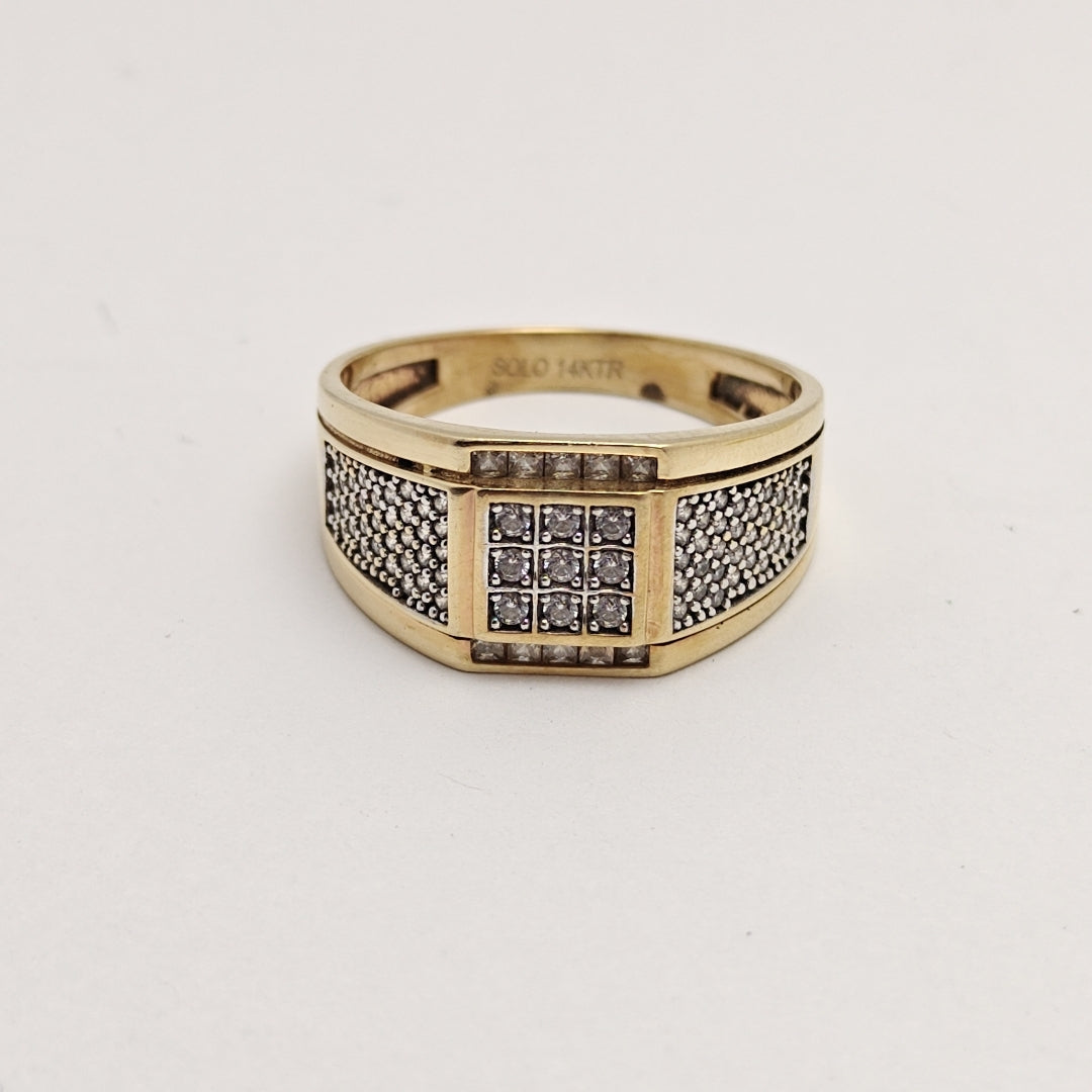ANILLO ORO 14 K 6.2 GRMS (SEMINUEVO)
