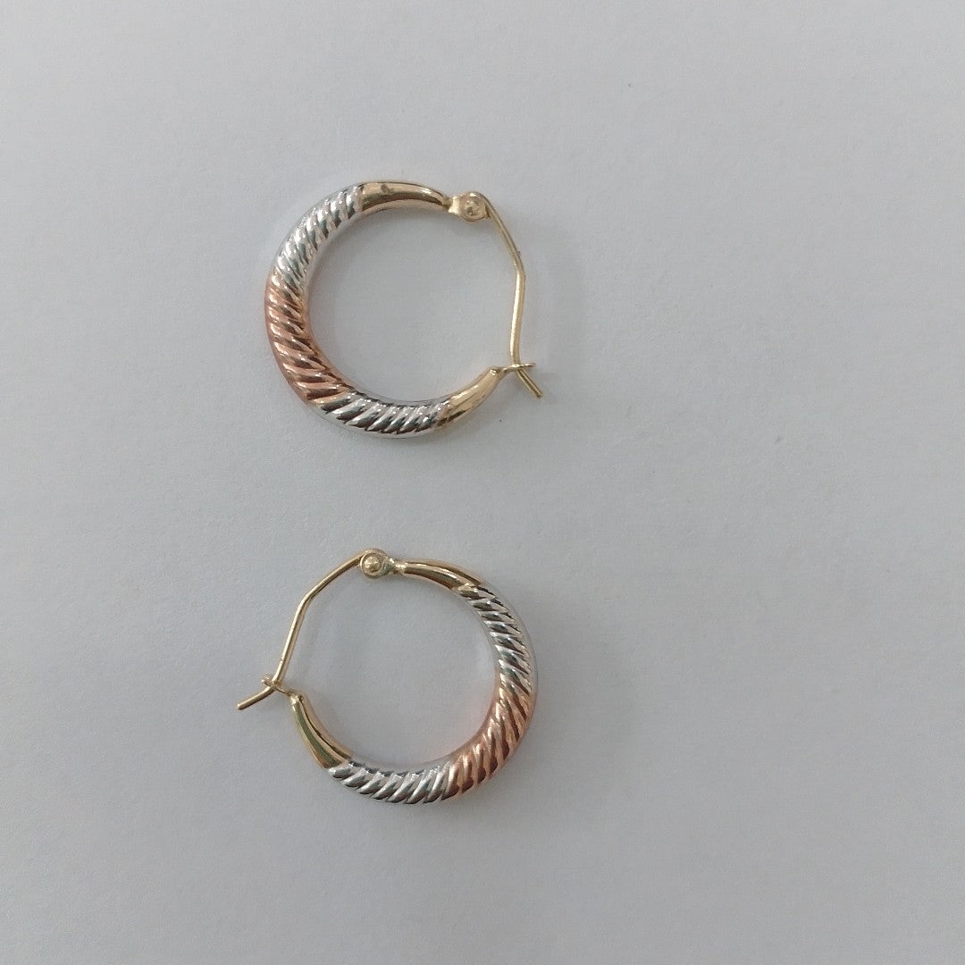 ARRACADAS PAR ORO 14 K 0.7 GRMS (SEMINUEVO)