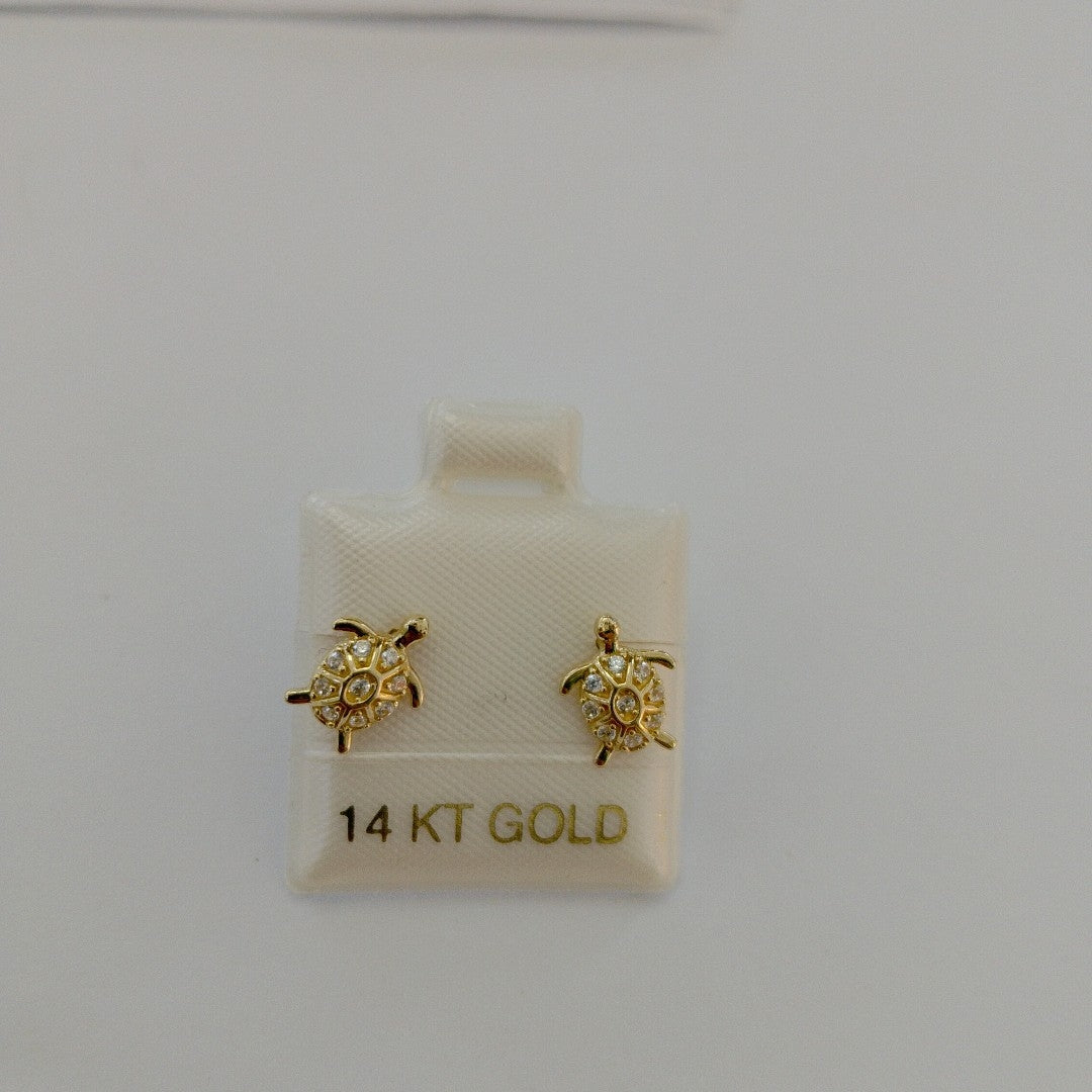 BROQUELES ORO 14K 1.2 (NUEVO)