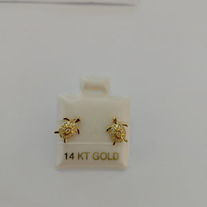 BROQUELES ORO 14K 1.2 (NUEVO)