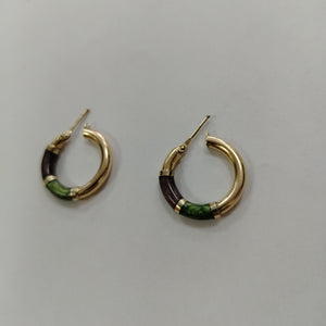 ARRACADAS PAR ORO 14 K 3.3 GRMS (SEMINUEVO)