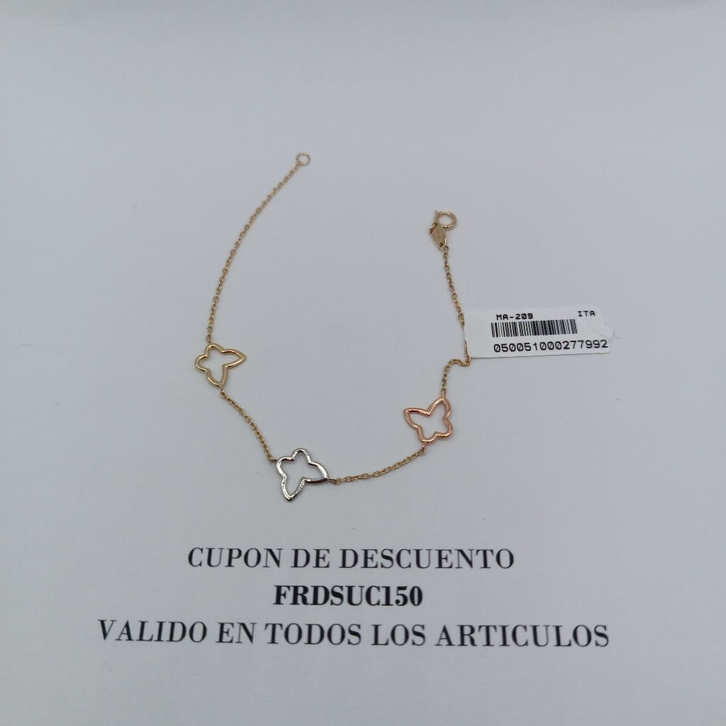 PULSERAS DAMA ORO 14K 1.3 (NUEVO)