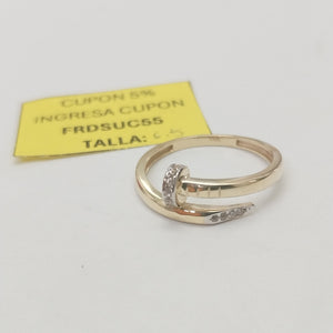 ANILLOS DAMA ORO 14K 2 (NUEVO)