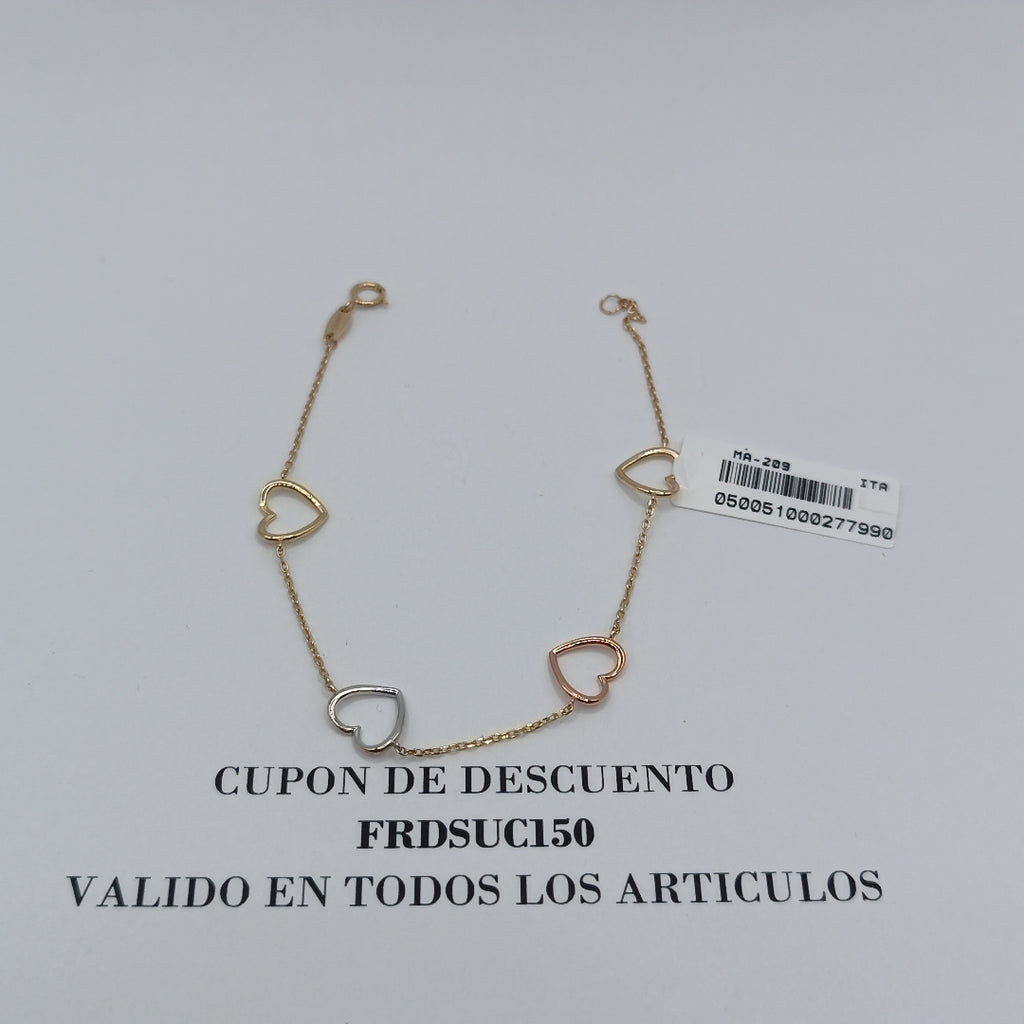 PULSERAS DAMA ORO 14K 1.6 (NUEVO)