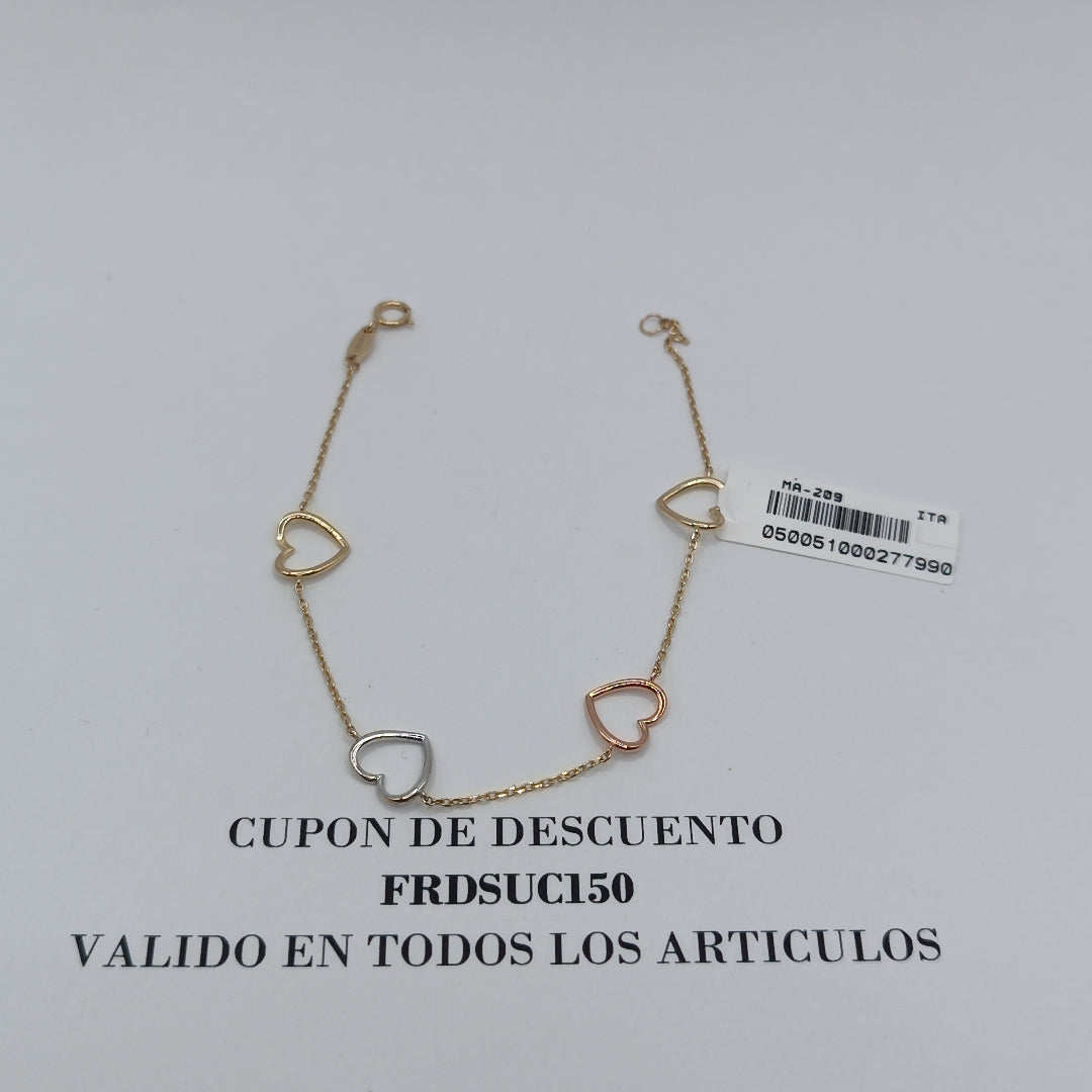 PULSERAS DAMA ORO 14K 1.6 (NUEVO)