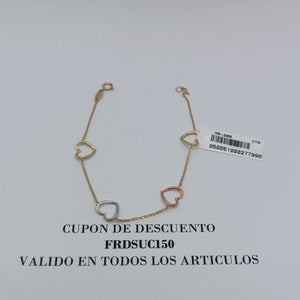 PULSERAS DAMA ORO 14K 1.6 (NUEVO)