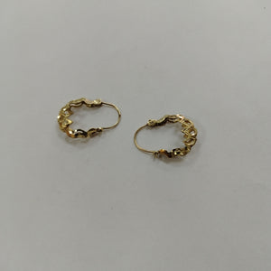 ARRACADAS PAR ORO 14 K 1.6 GRMS (SEMINUEVO)