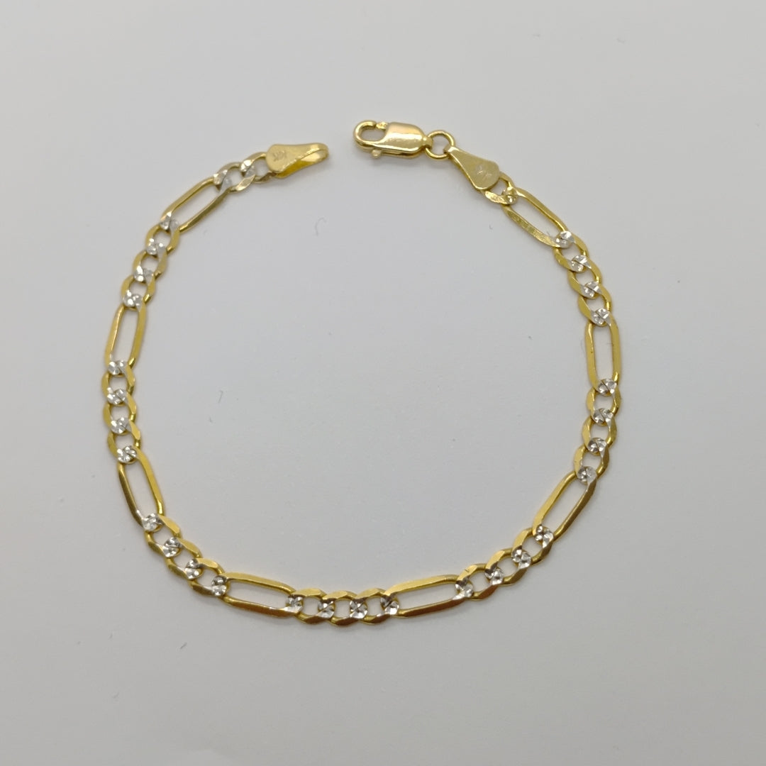 PULSERA 3X1 14K 18 CM 4 GR (NUEVO)