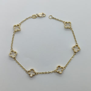 PULSERA ESPECIAL 14K 18 CM 4.2 GR (NUEVO)