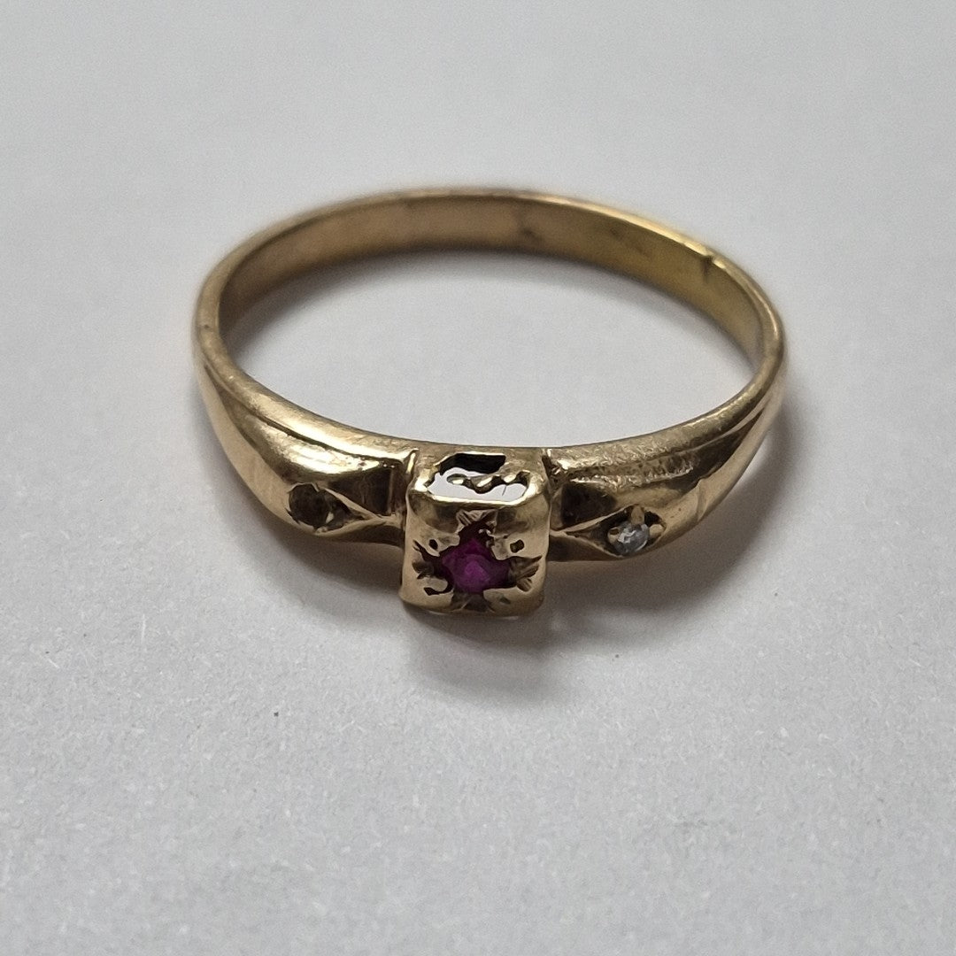 ANILLO ORO 10 K 2.5 GRMS (SEMINUEVO)