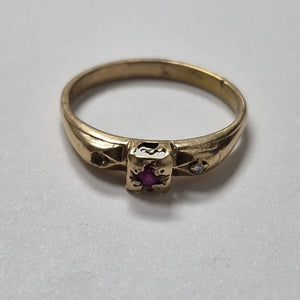 ANILLO ORO 10 K 2.5 GRMS (SEMINUEVO)