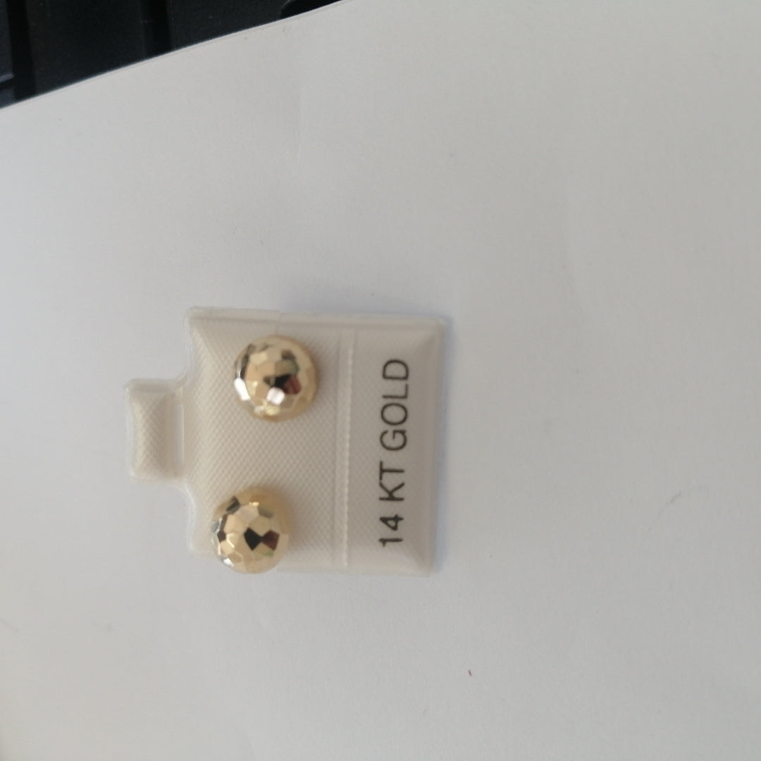 BROQUELES ORO 14K 1.1 (NUEVO)