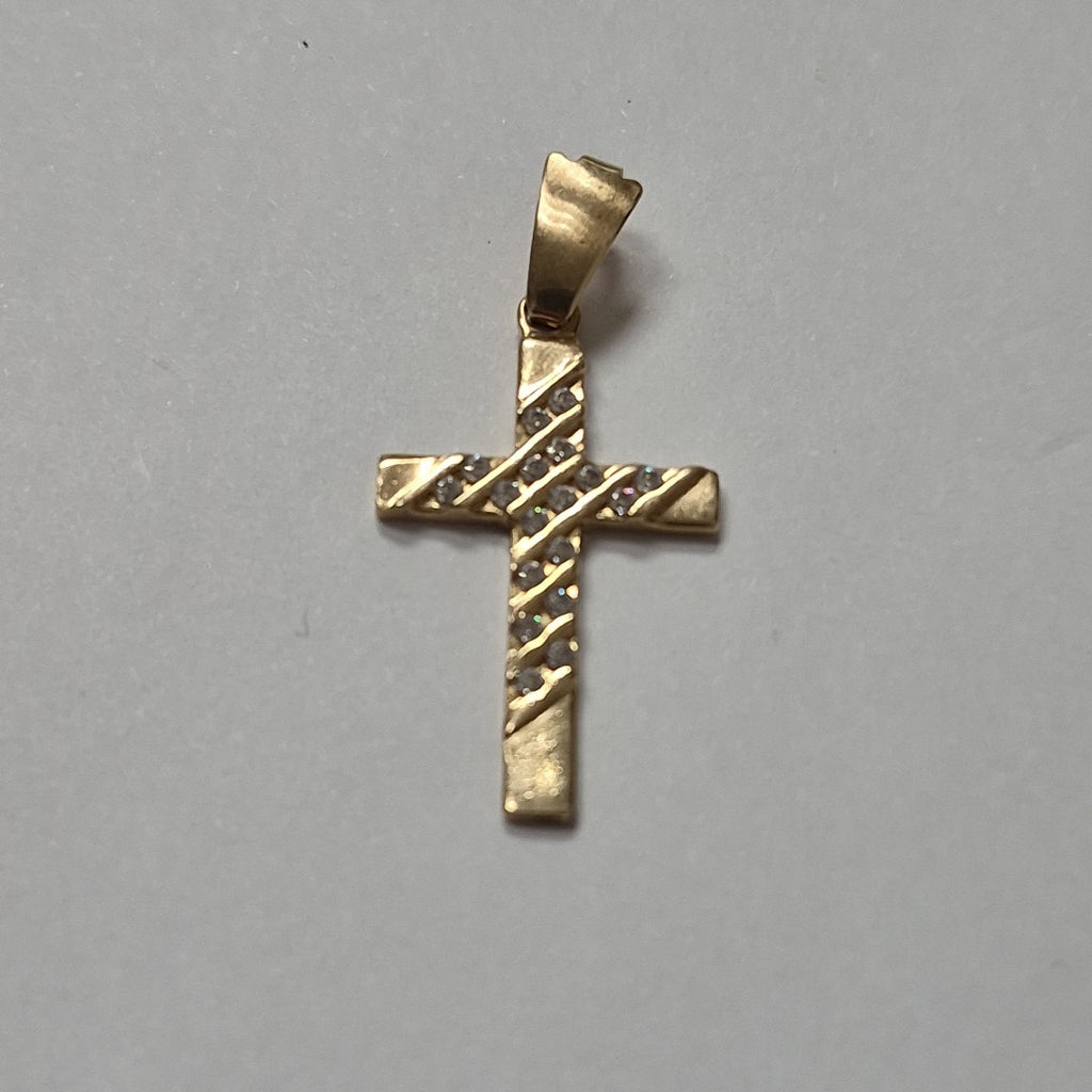 CRUZ, DIJE ORO 10 K 1.9 GRMS (SEMINUEVO)