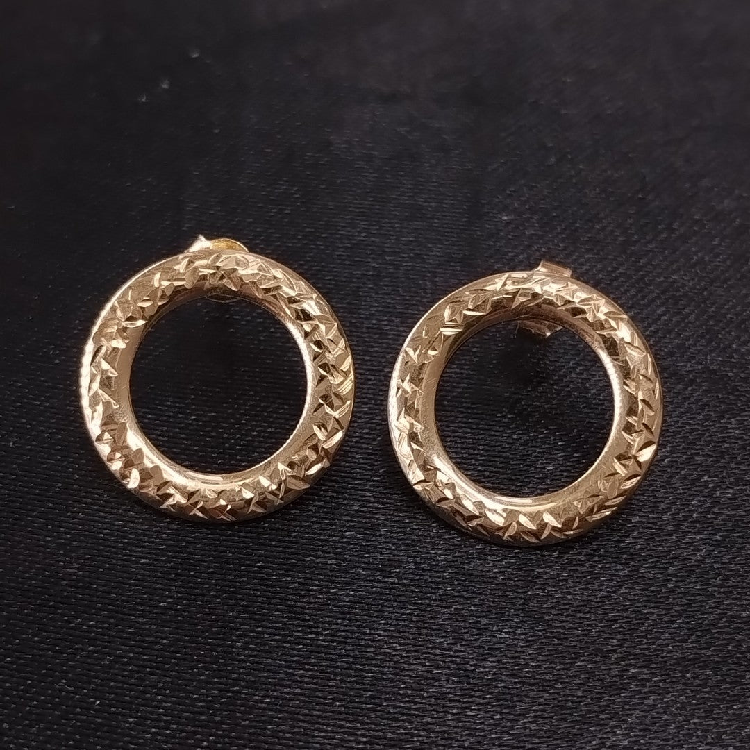 ARETES PAR ORO 14 K 1.3 GRMS (SEMINUEVO)