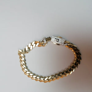 PULSERA CABALLERO MONACO ORO 14K 11.7 (NUEVO)