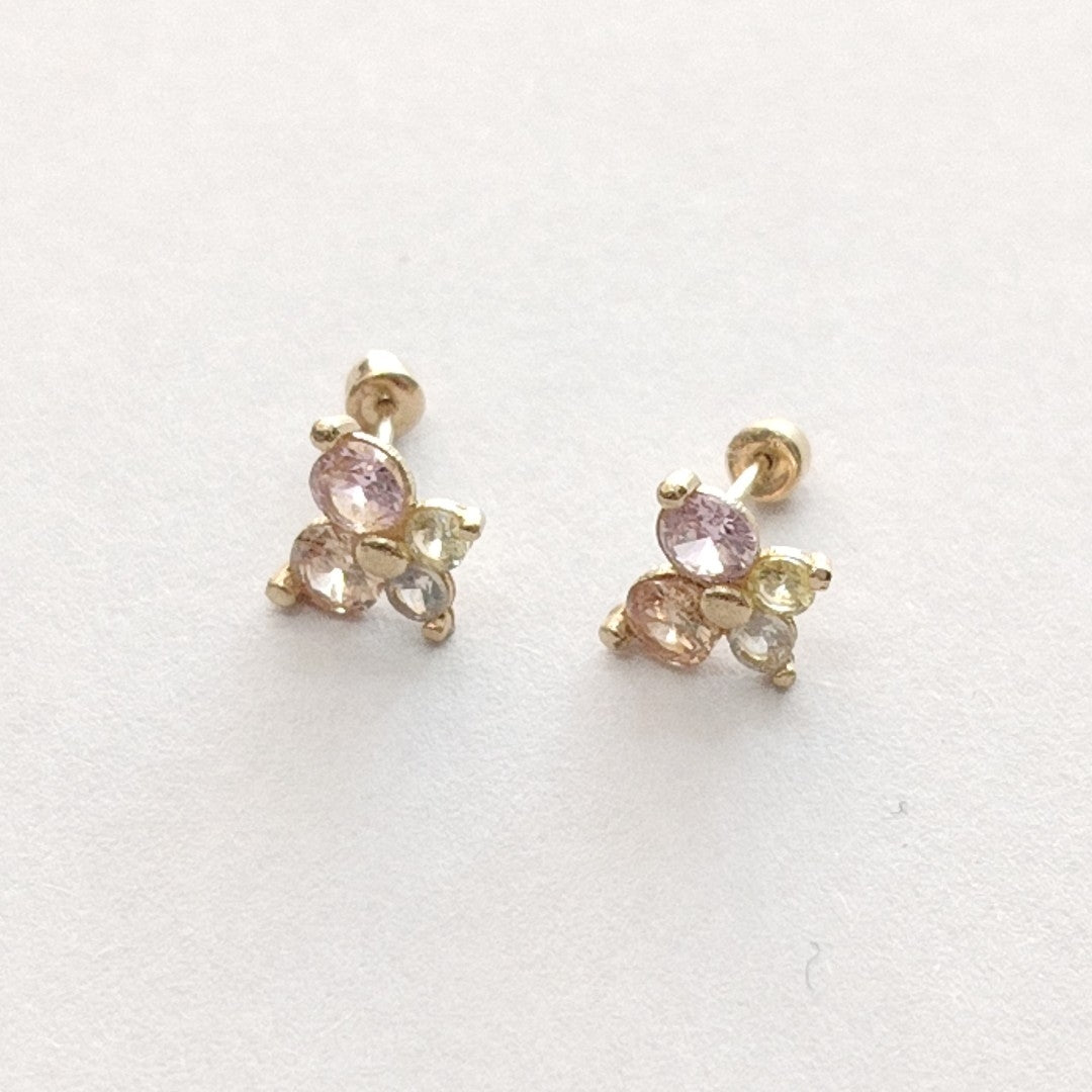 BROQUELES PAR ORO 14 K 0.6 GRMS (SEMINUEVO)