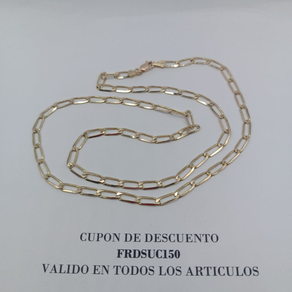 CADENA ESLABONES 14K 60 CM 11.4 GR (NUEVO)
