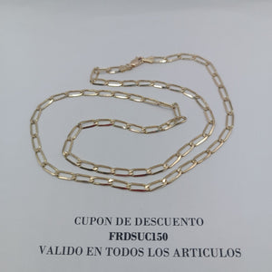 CADENA ESLABONES 14K 60 CM 11.4 GR (NUEVO)