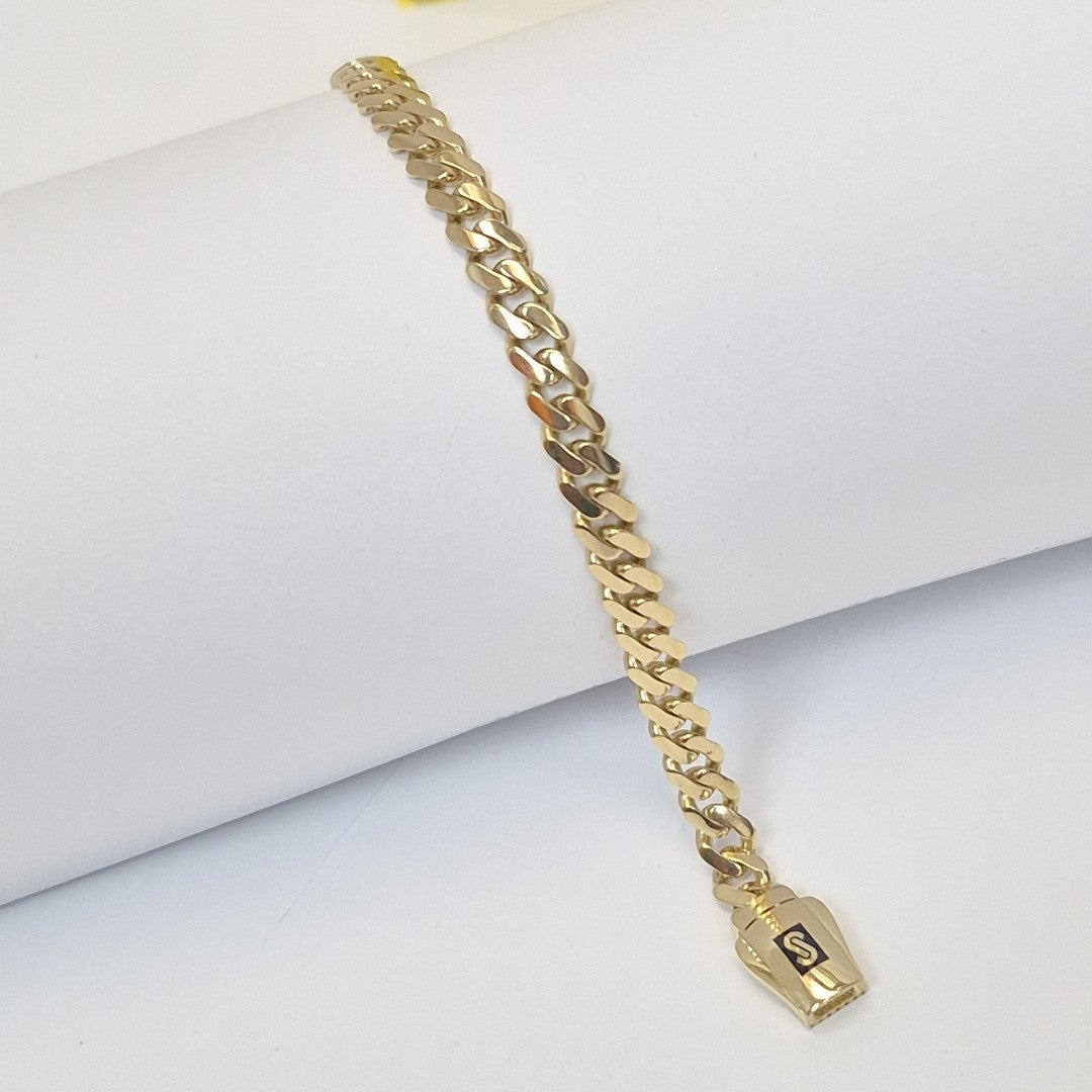 PULSERA MONACO ORO 14K 5.3 (NUEVO)