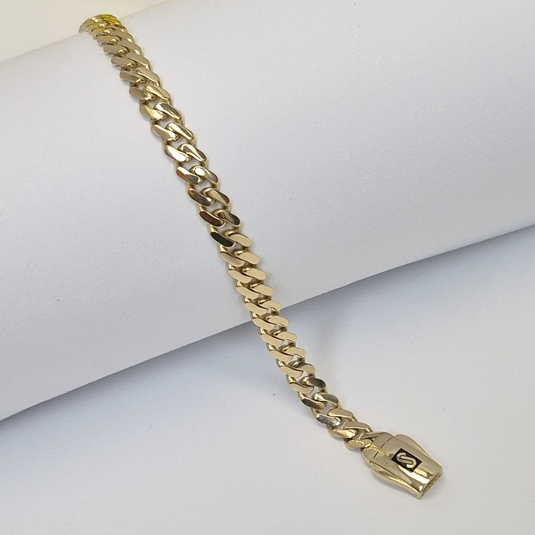 PULSERA MONACO ORO 14K 5.4 (NUEVO)