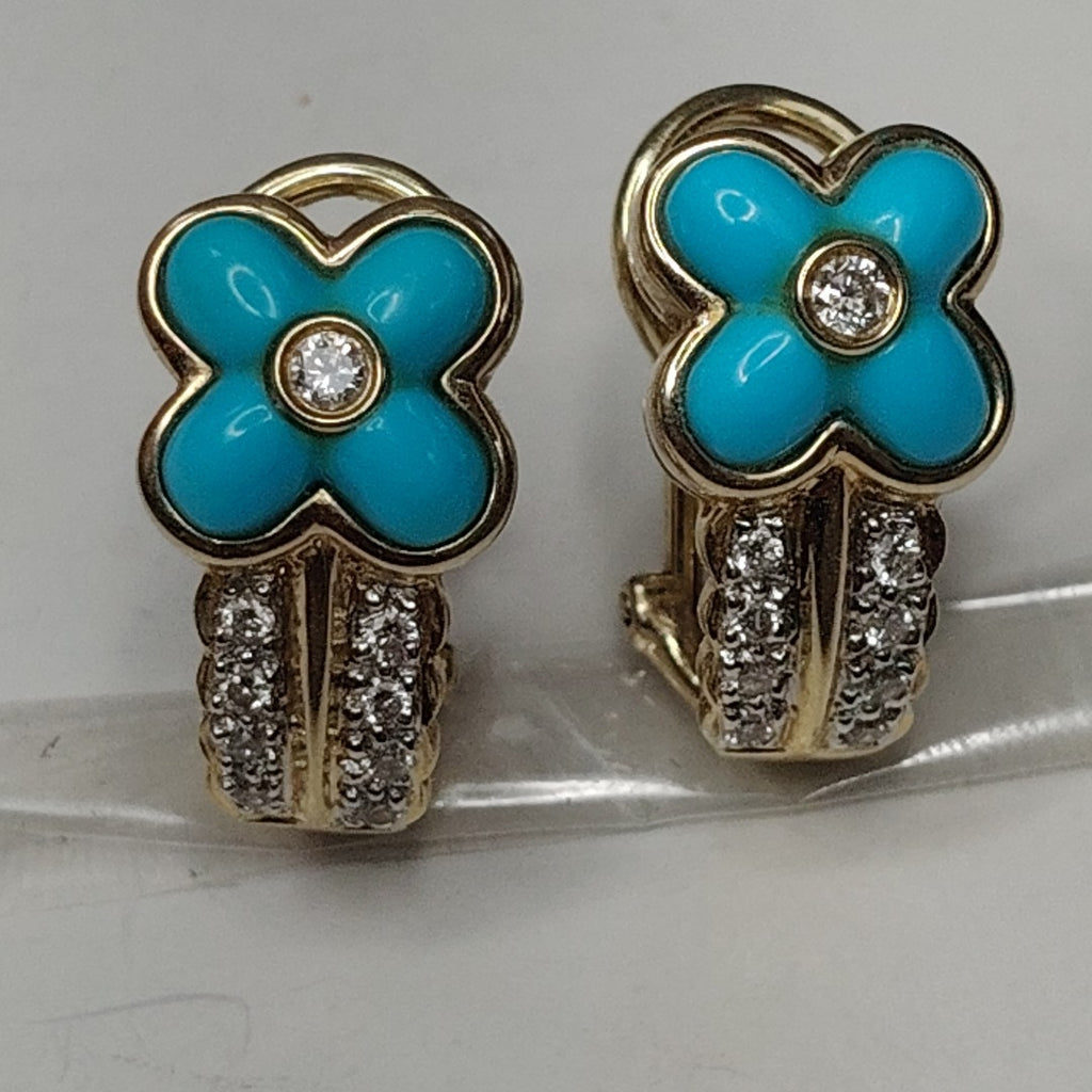 ARETES PAR ORO 14 K 6.6 GRMS (SEMINUEVO)