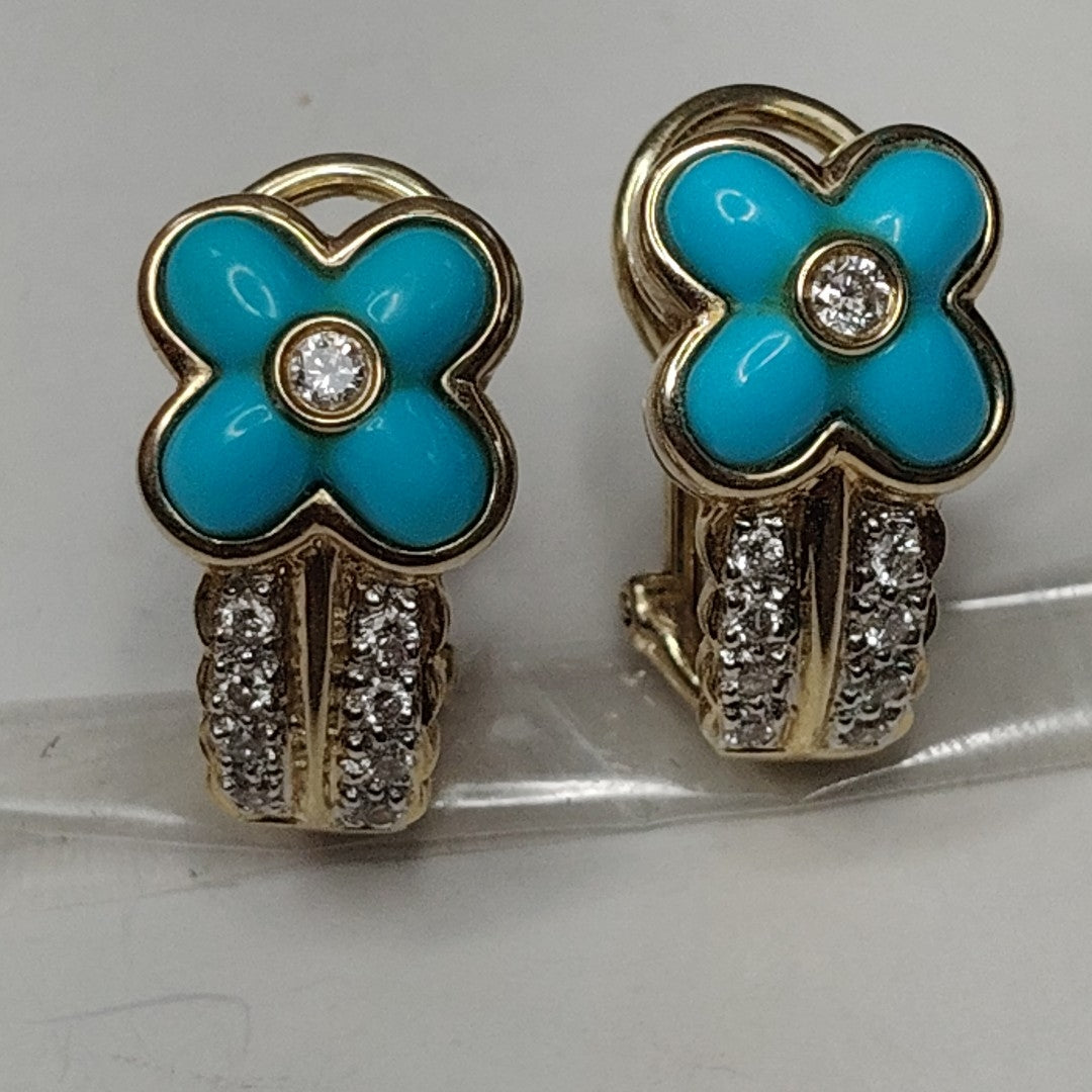 ARETES PAR ORO 14 K 6.6 GRMS (SEMINUEVO)