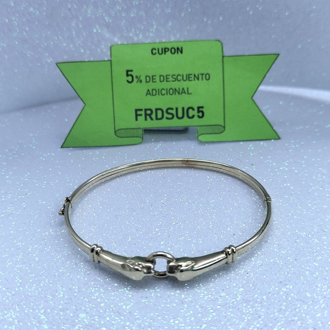 PULSERA RIGIDA ORO 14 K 8.7 GRMS (SEMINUEVO)