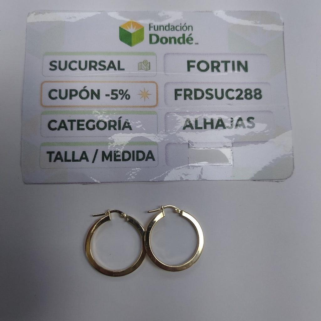 ARRACADAS ORO 14K 2.2 (NUEVO)