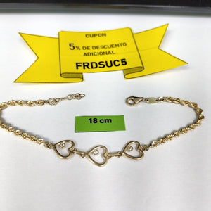 PULSERAS DAMA ORO 14K 2.6 (NUEVO)