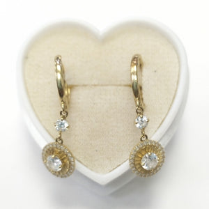 ARETES PAR ORO 14 K 2.1 GRMS (SEMINUEVO)