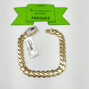 PULSERA MONACO ORO 14K 10.3 (NUEVO)