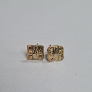 ARETES PAR ORO 14 K 1.4 GRMS (SEMINUEVO)