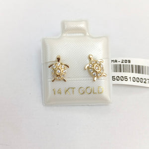 BROQUELES ORO 14K 1.1 (NUEVO)