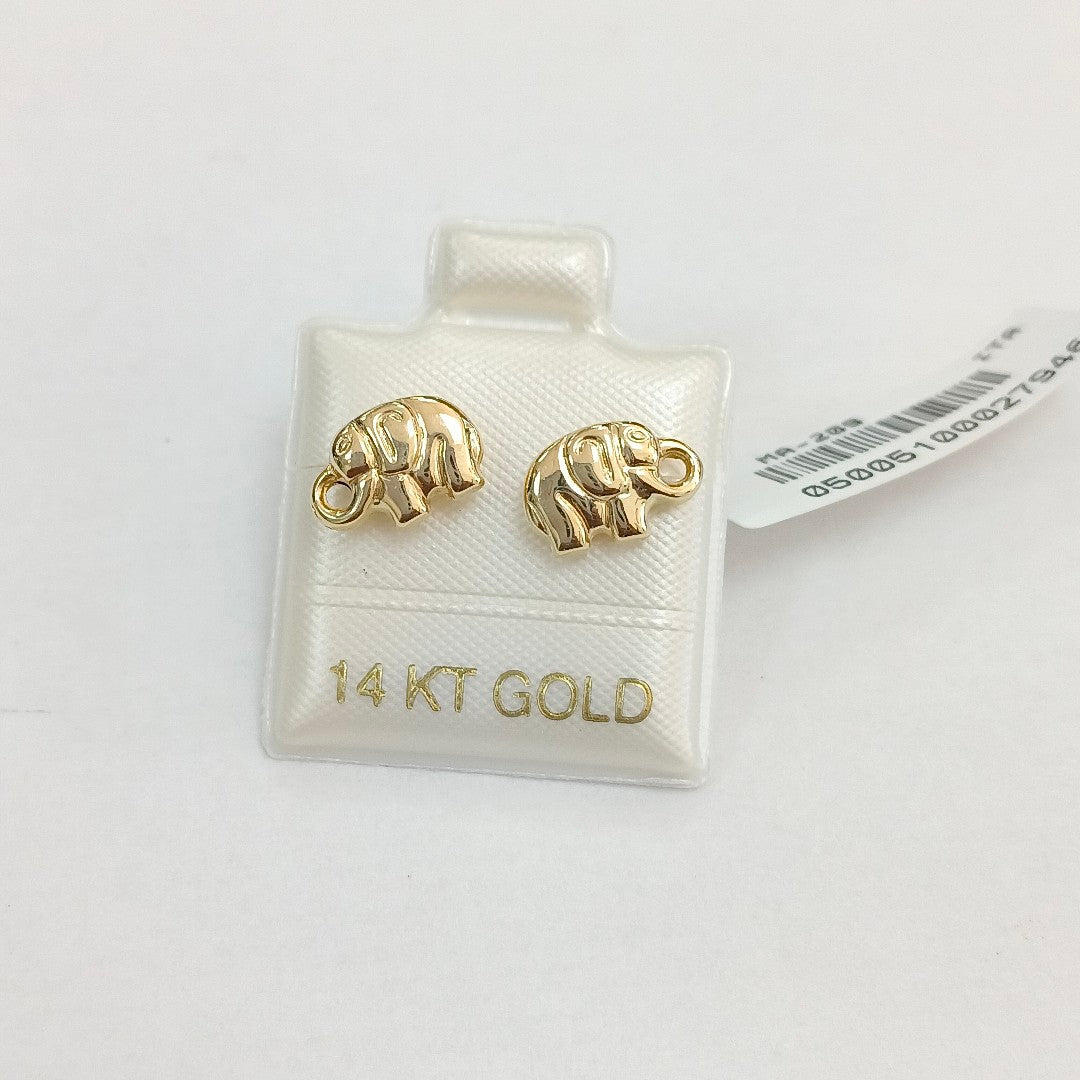 BROQUELES ORO 14K 1 (NUEVO)